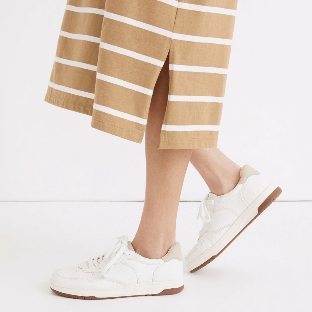 Madewell Court Sneakers White Leather